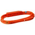 Master Electronics Master Electrician 04003ME 3 ft. Orange Round 3 Outlet Extension Cord 238485